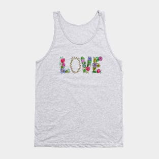 flower love Tank Top